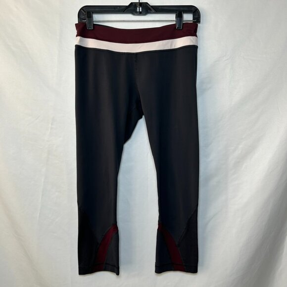 Lululemon Run: Inspire‎ Crop II Deep Coal/ Bordeaux Drama/ Pretty Pink - Picture 12 of 12